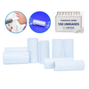 Bocal para Espirometria Tamanho 28mm Pacote C/100 unidades Embalado Individualmente Registro Anvisa
