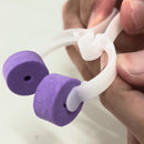 Kit para Espirometria, 100 Filtros Amarelo-M, 100 Bocais e 10 Clips Nasal
