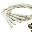 Eletrodo para EEG Concha Alpaca Termo Retrátil 1,30m Kit com 25 Unidades
