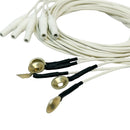 Eletrodo para EEG Concha Alpaca Termo Retrátil 1,30m Kit com 25 Unidades