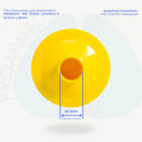 Kit para Espirometria, 100 Filtros Amarelo-M, 100 Bocais e 10 Clips Nasal