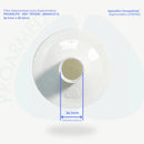 Kit para Espirometria, 100 Filtros Branco-Q, 100 Bocais e 10 Clip Nasal